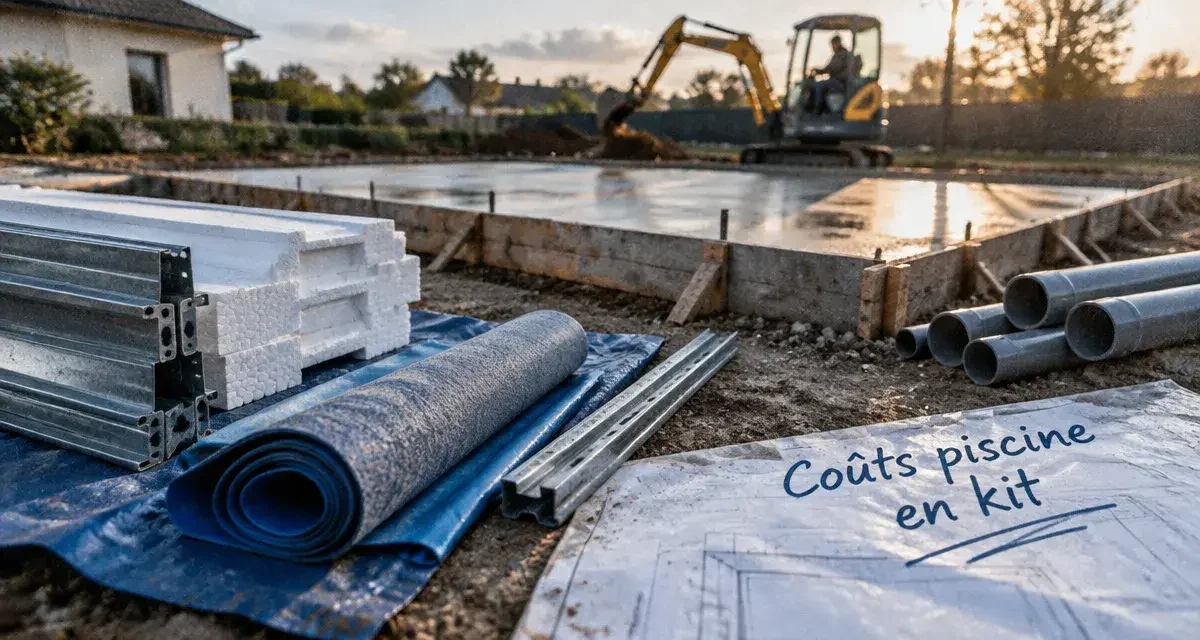 Piscine en kit : le vrai coût du montage soi-même et les pièges à éviter