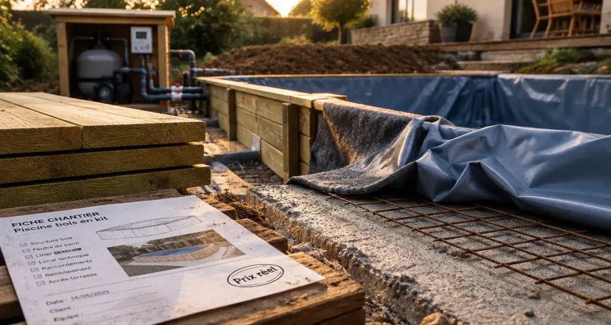 Piscine en kit bois : le vrai budget pour ne pas doubler la facture