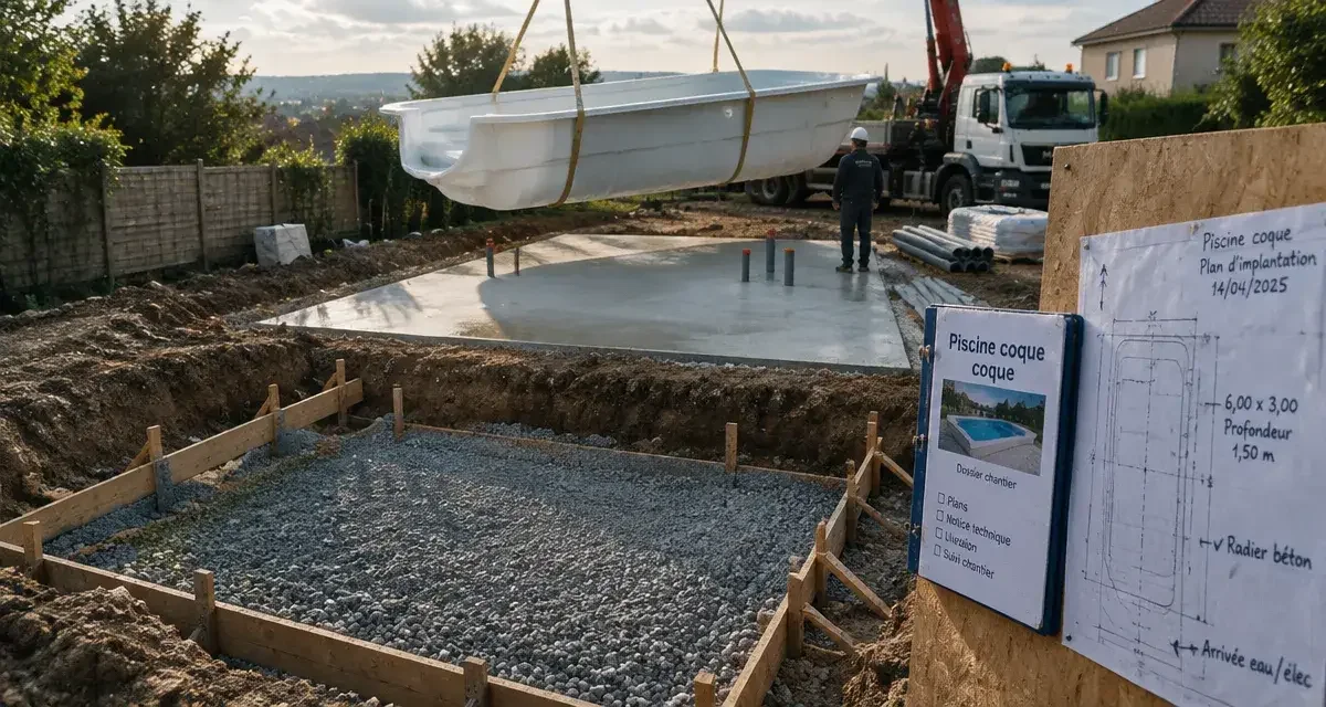 Piscine coque en kit : le vrai budget pour éviter les mauvaises surprises