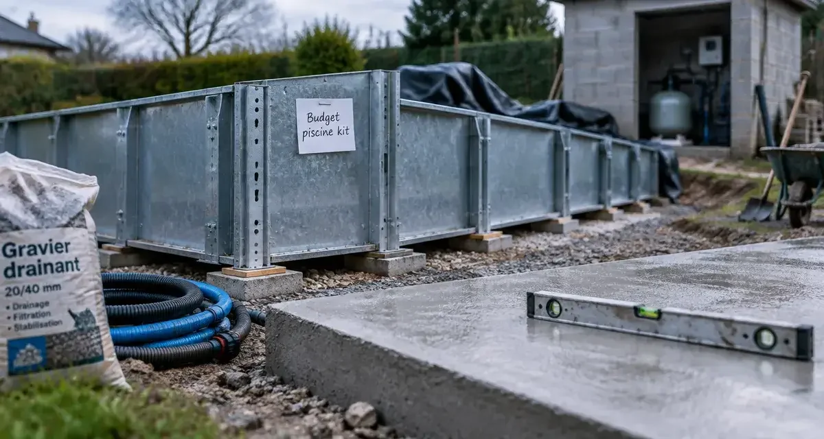 Piscine en kit panneaux : le vrai coût au-delà du prix d'appel