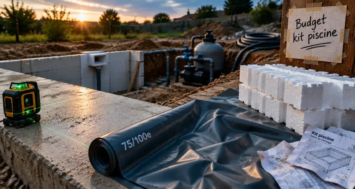 Piscine en kit : le vrai budget pour ne pas doubler la facture