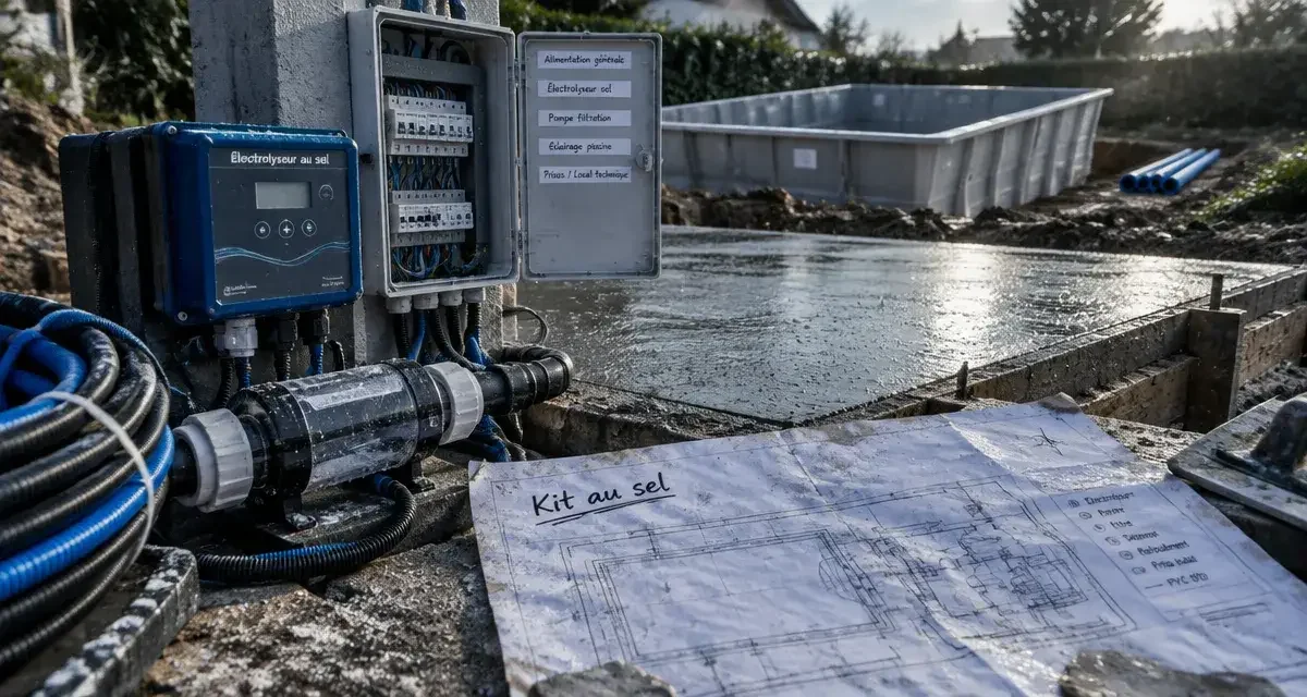 Piscine au sel en kit : le vrai coût d'une installation réussie