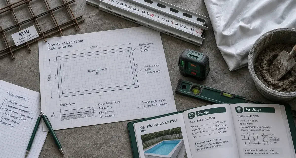 Piscine en kit PVC : le vrai budget pour réussir votre auto-construction