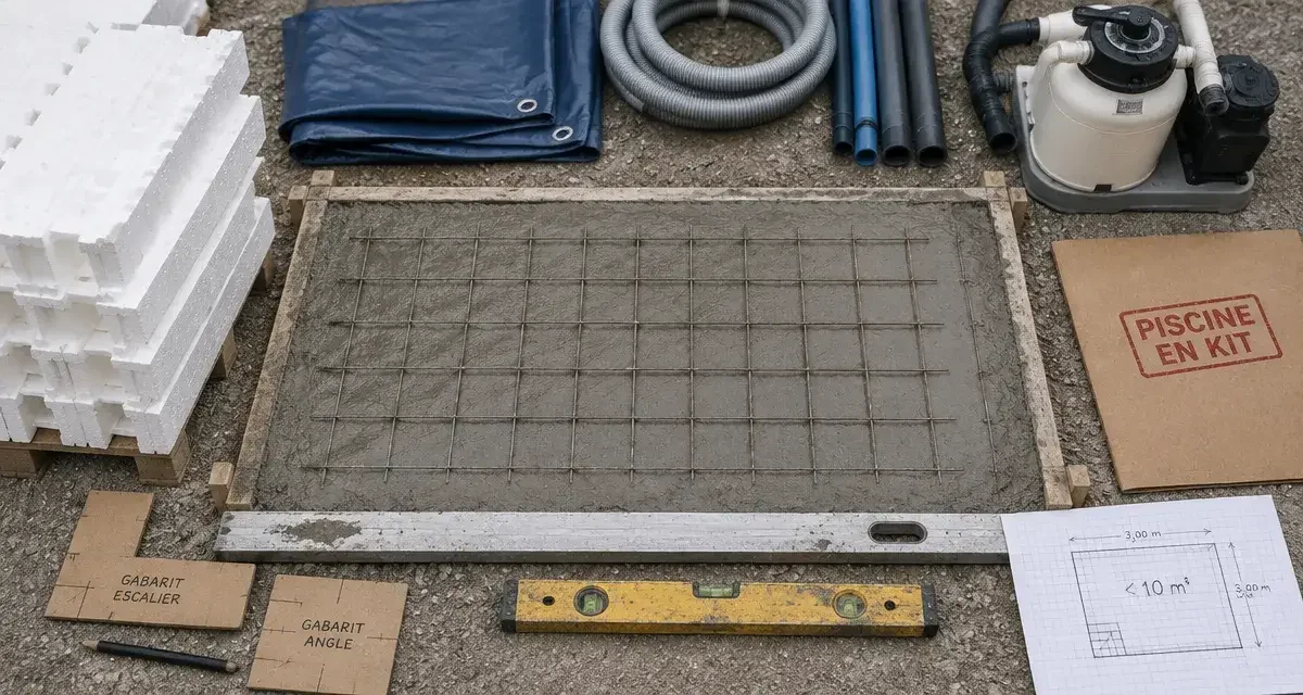 Piscine en kit de moins de 10 m² : le vrai budget pour éviter les pièges