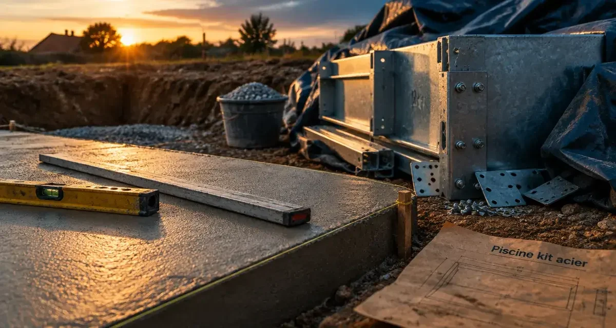 Piscine en kit acier : le budget réel et les pièges de l'auto-construction