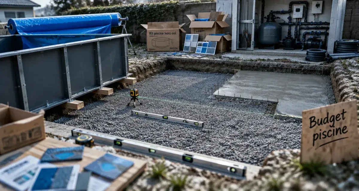 Piscine en kit hors-sol : le vrai coût d'une installation réussie
