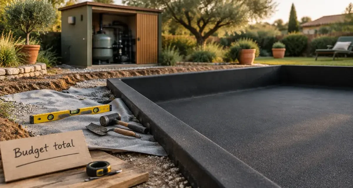 Piscine plage en kit : le vrai budget pour ne pas doubler la facture
